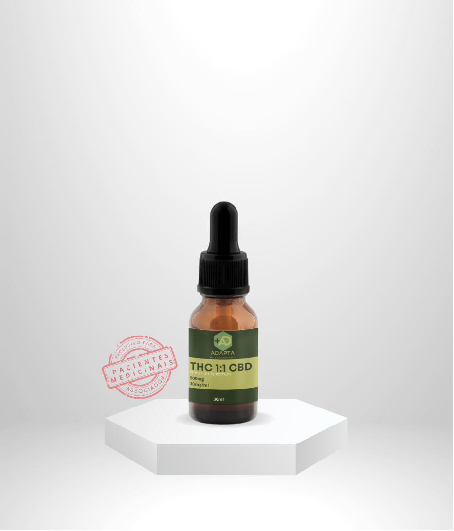 OLEO FULL SPECTRUM HÍBRIDO THC 1:1 CBD 100mg/ml - 10ml